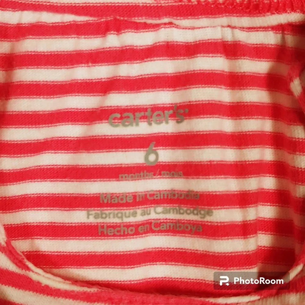 Bundle of Two Carter's Sleeveless Rompers - 6 Months